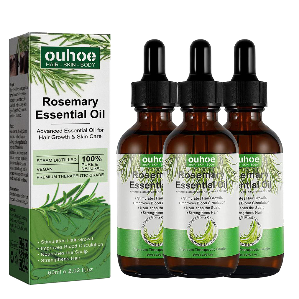 Hair Care Ouai - Rosemary Essential Oil with Dropper, 1/3PCS