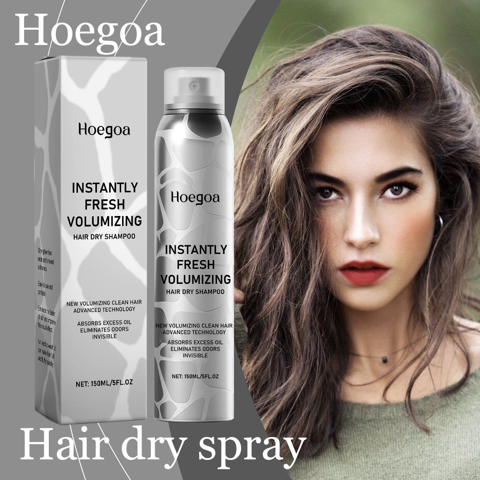 Hair Care Spray - Hoegoa Hair Dry Spray Volumizing Refreshing