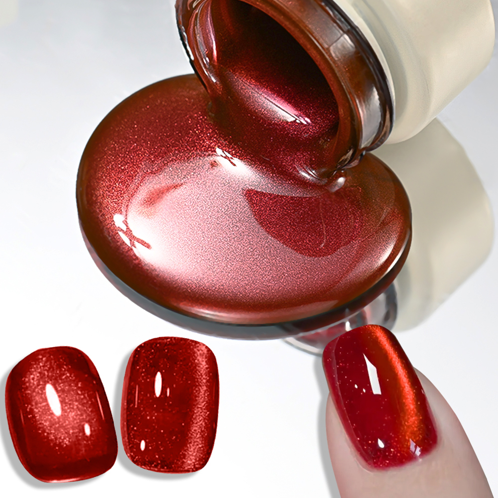 Hair Care Gel - 8ml Ruby Red Cat Magnetic Gel
