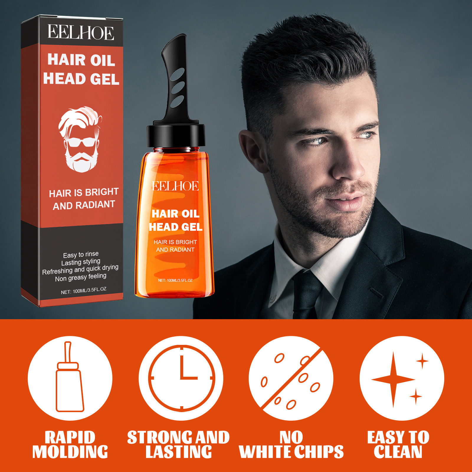 Hair Care Long Hair - EELHOE 2 in 1 Professional Hair