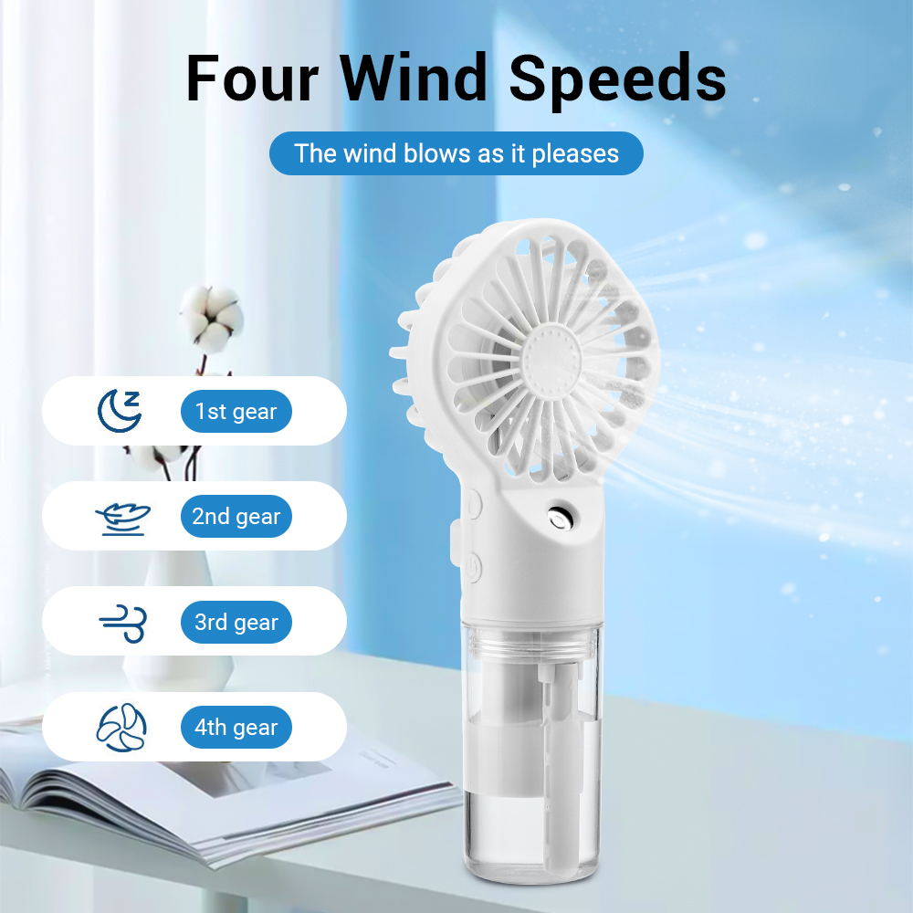 Hair Care Spray - Portable Handheld Water Mist Fan USB