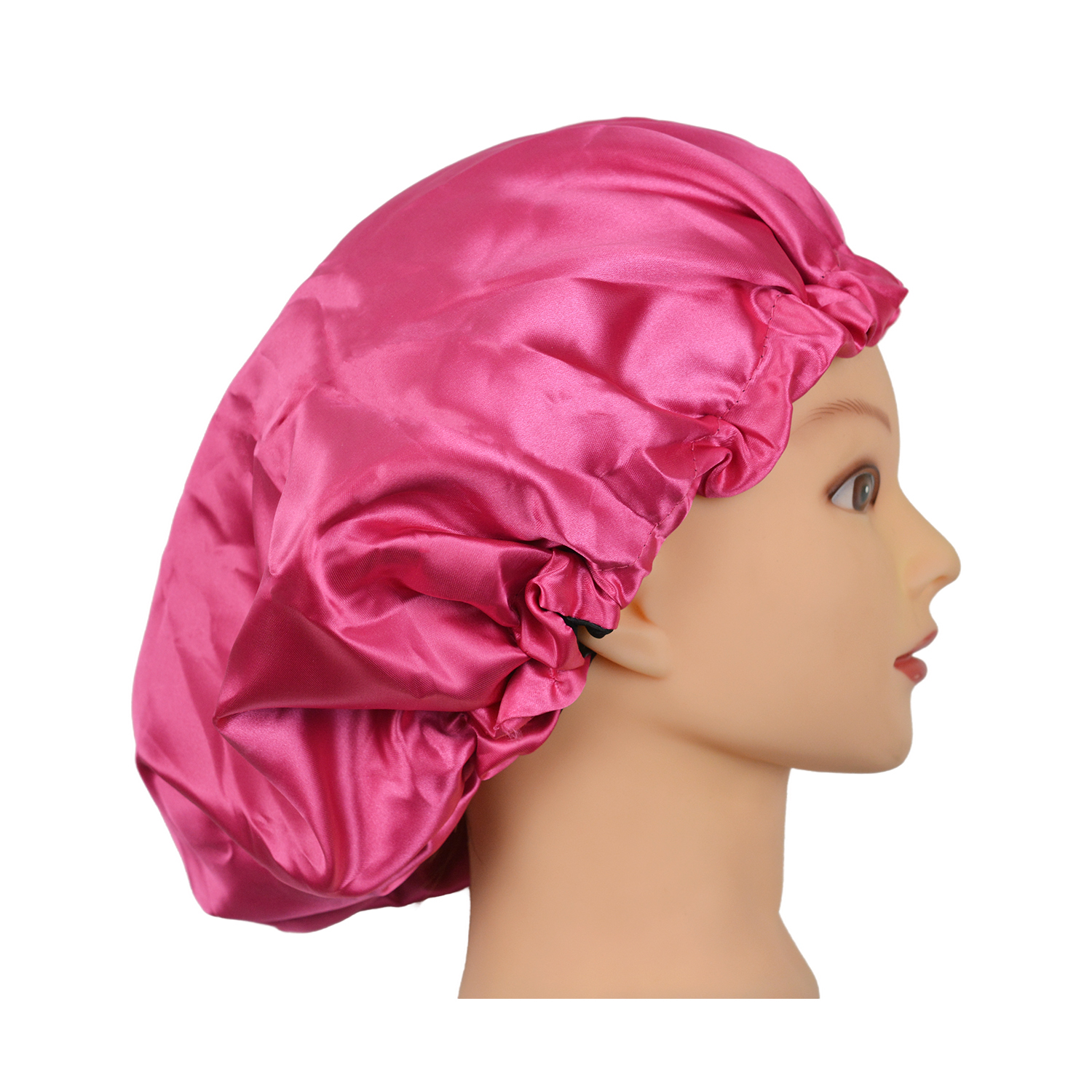 Hair Care Long Hair - 1Pc Double Layer Satin Silk Sleep