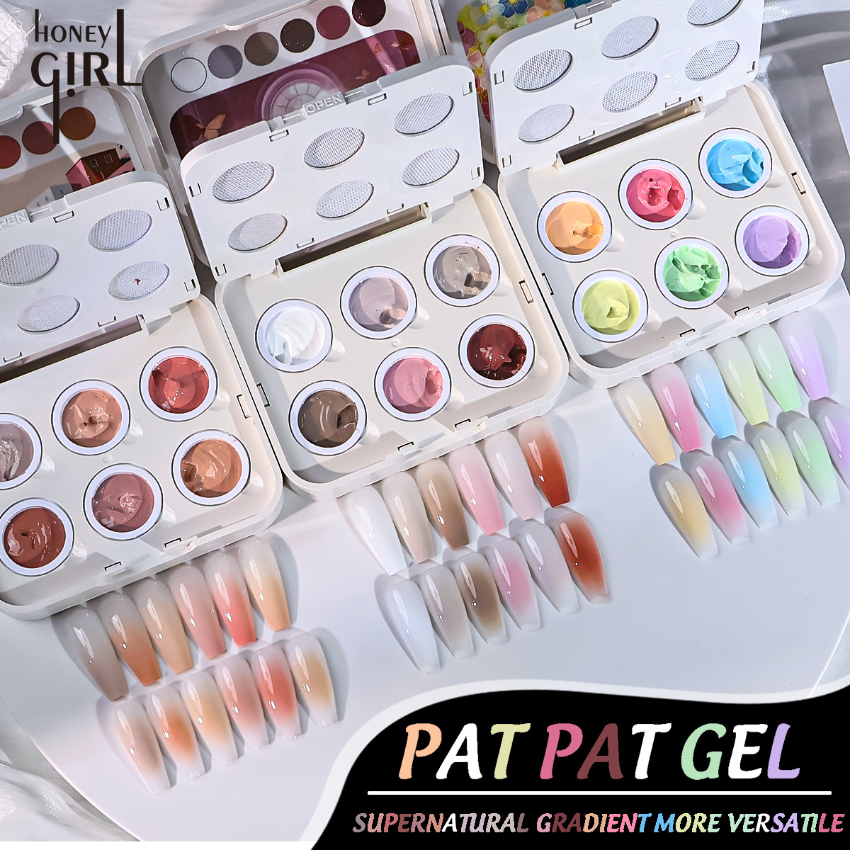 Hair Care Gel - 6 Colors Air Cushion Patting Gel