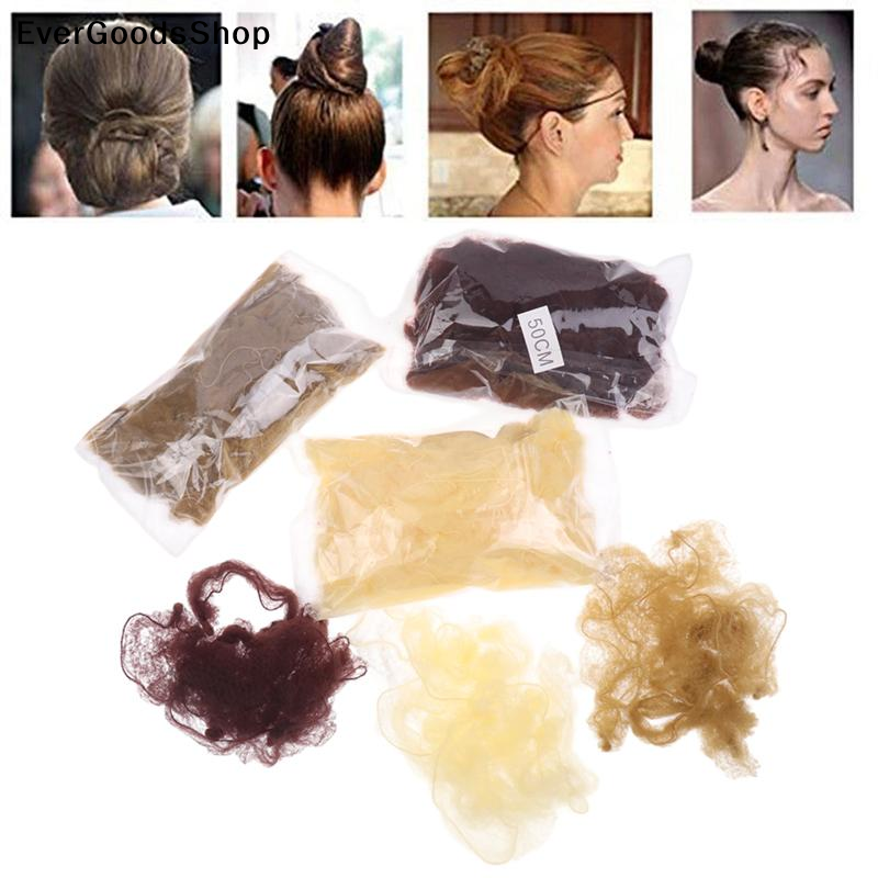 Hair Net Invisible - New 50Pcs Hair Net Elastic Bundle