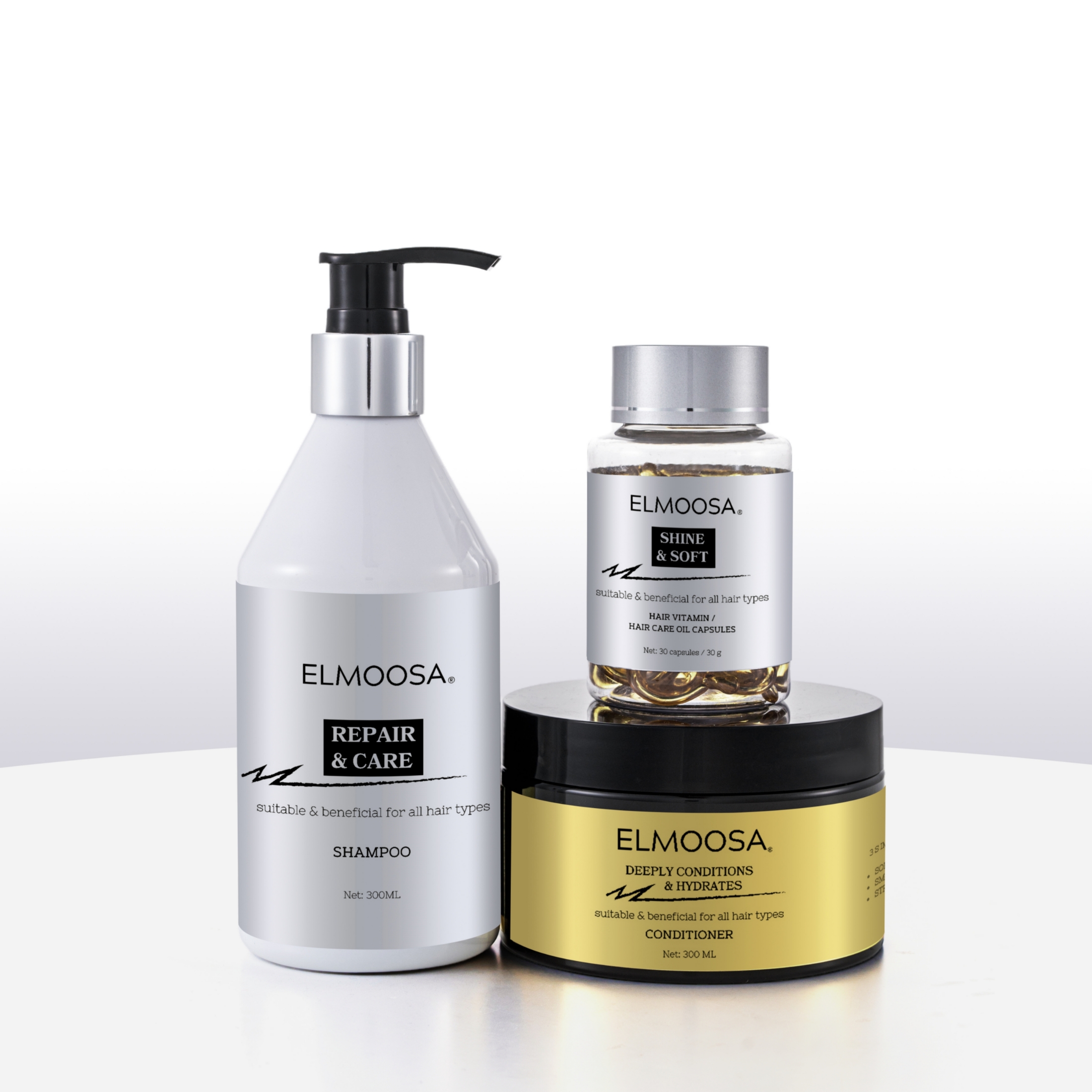 Hair Care Step - ELMOOSA & CARE HAIR ROUTINE For