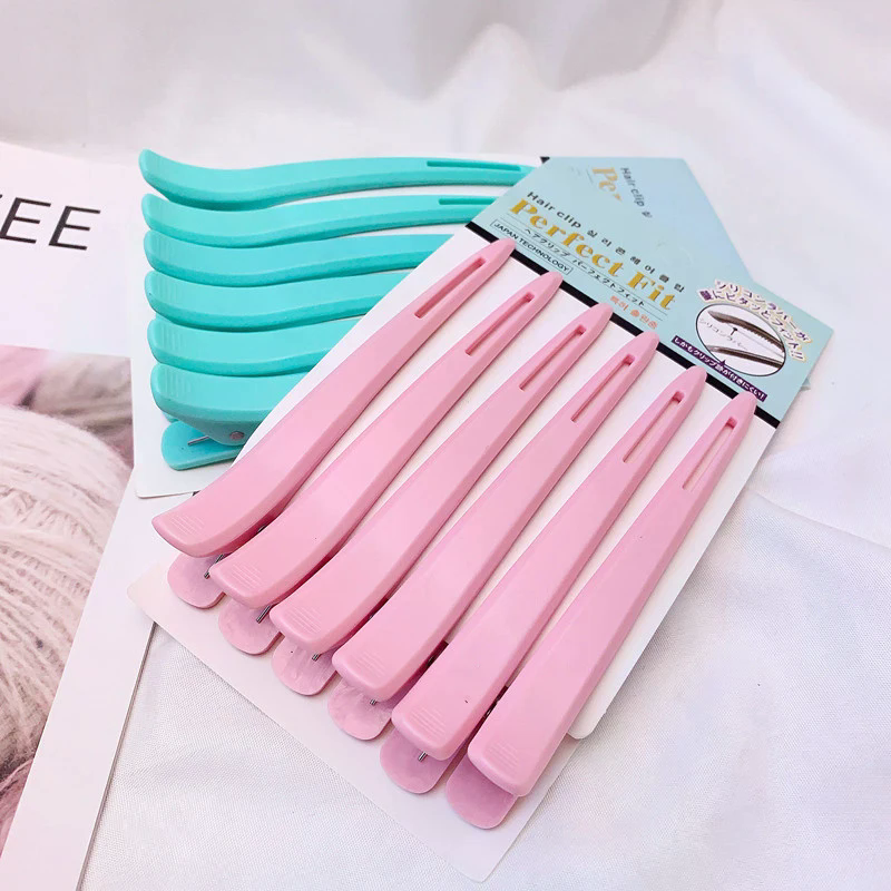 Hair Care Long Hair - 6pcs Barbershop Accessories Long-mouthed Duckbill Clip