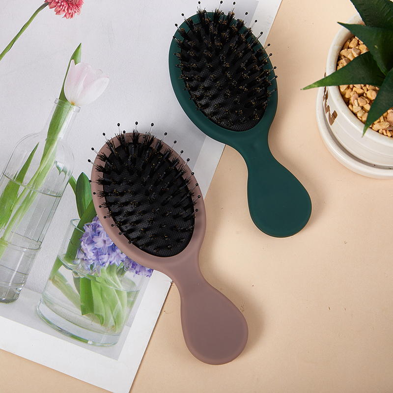 Hair Care Zone - Z. 1PC Oval Boar Bristle &