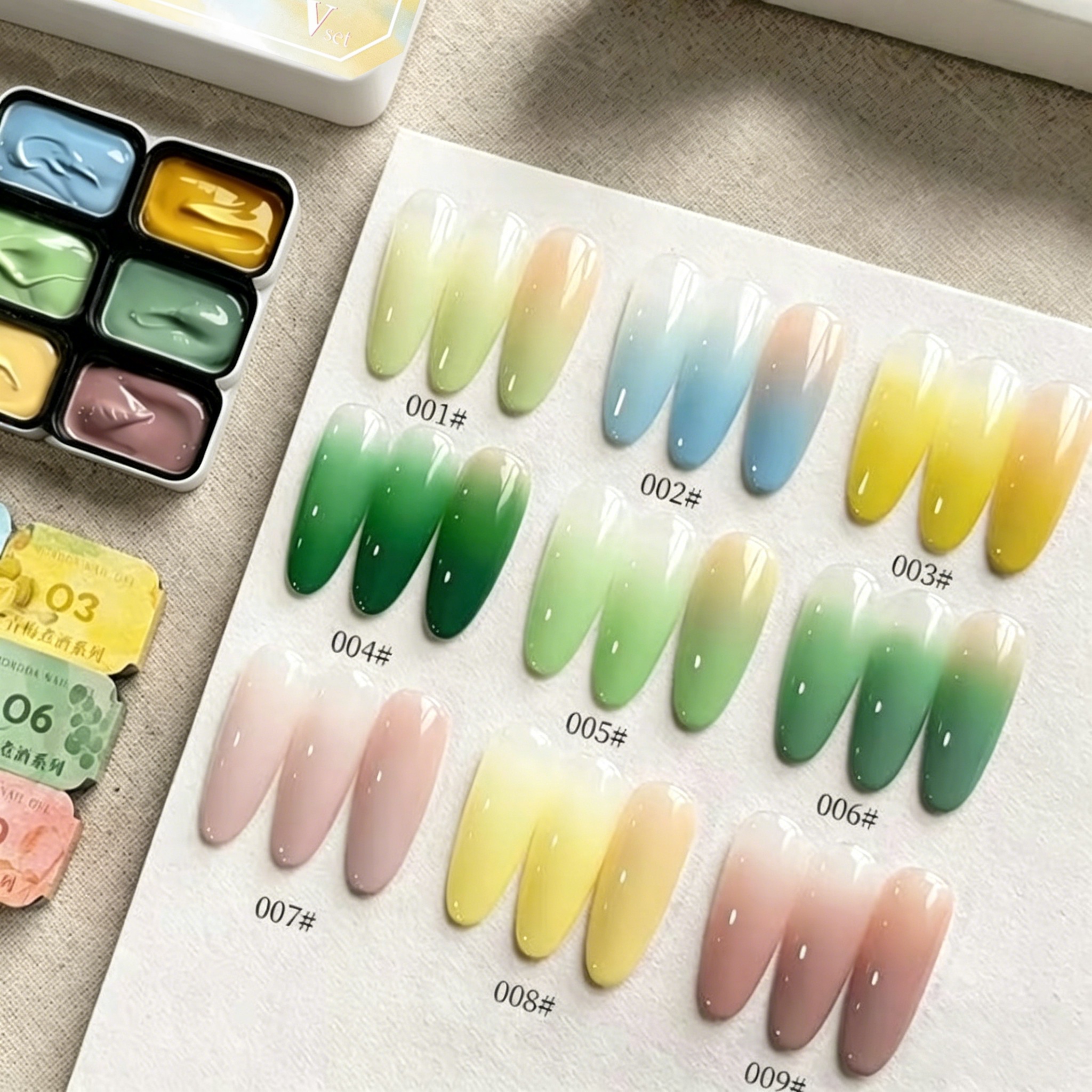 9-color solid nail polish,Bean - Hair Care Gel incelemesi ve fiyatı