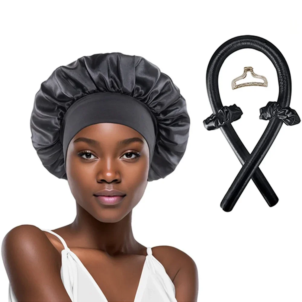 Heatless Curling Rod Headband  - Satin Hair Bonnet incelemesi ve fiyatı