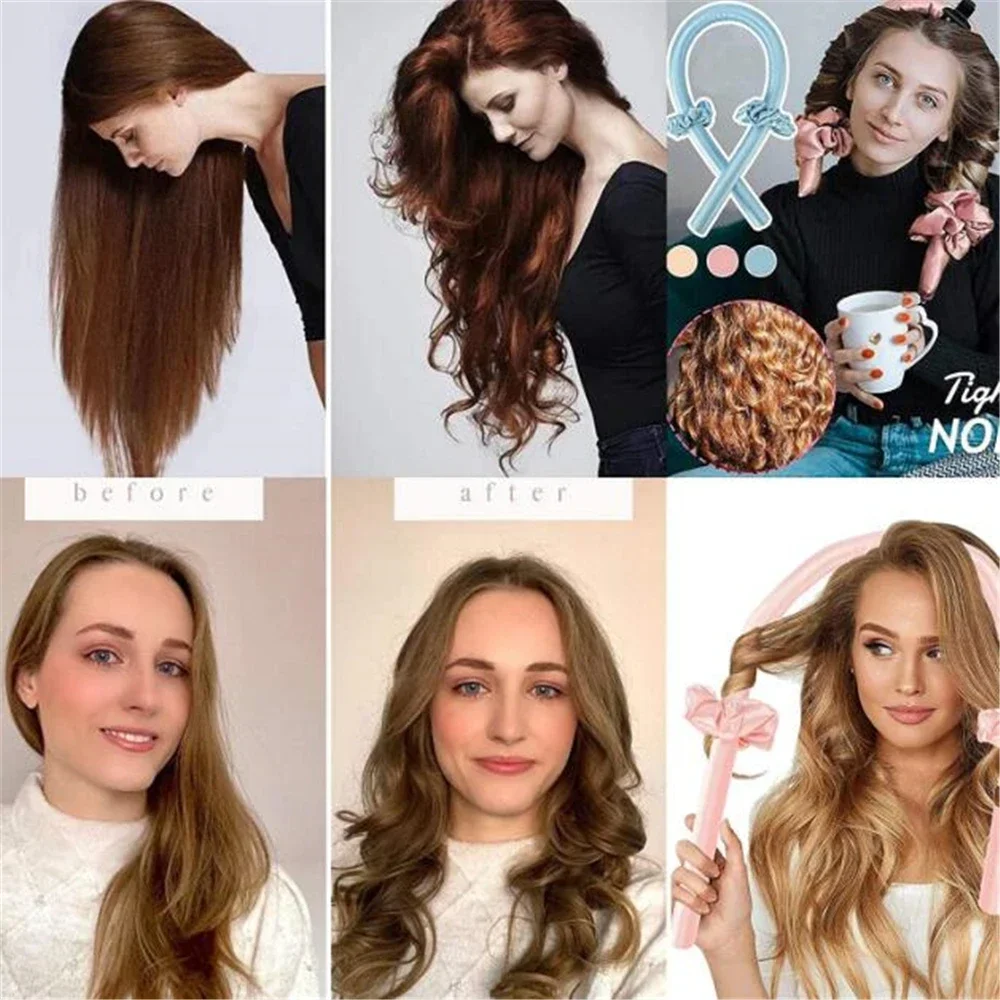 Heatless Curling Rod Headband  - Satin Hair Bonnet incelemesi ve fiyatı