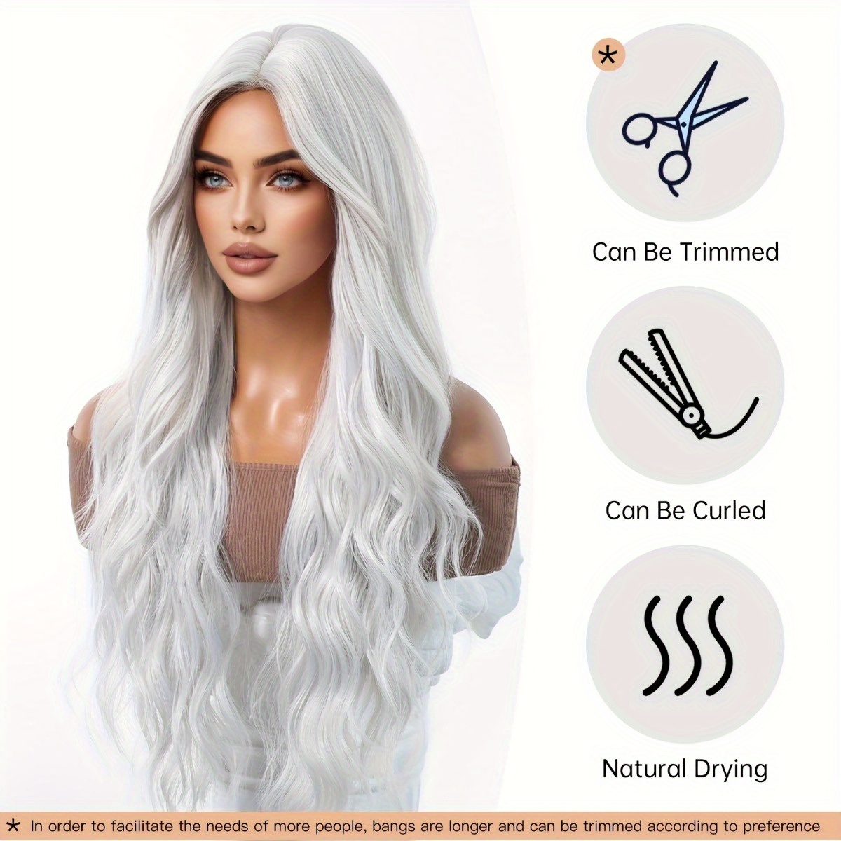 Anxin Brand Synthetic Fiber Wi - Hair Care Long Hair incelemesi ve fiyatı