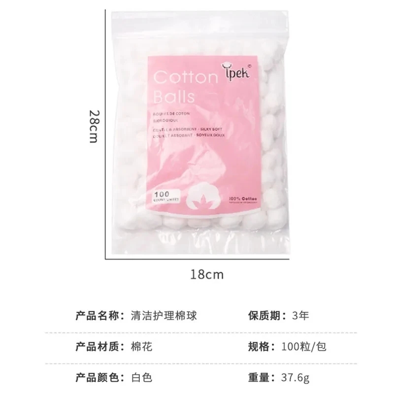 100PCS Nail Art Cotton Balls N - Hair Care Gel incelemesi ve fiyatı