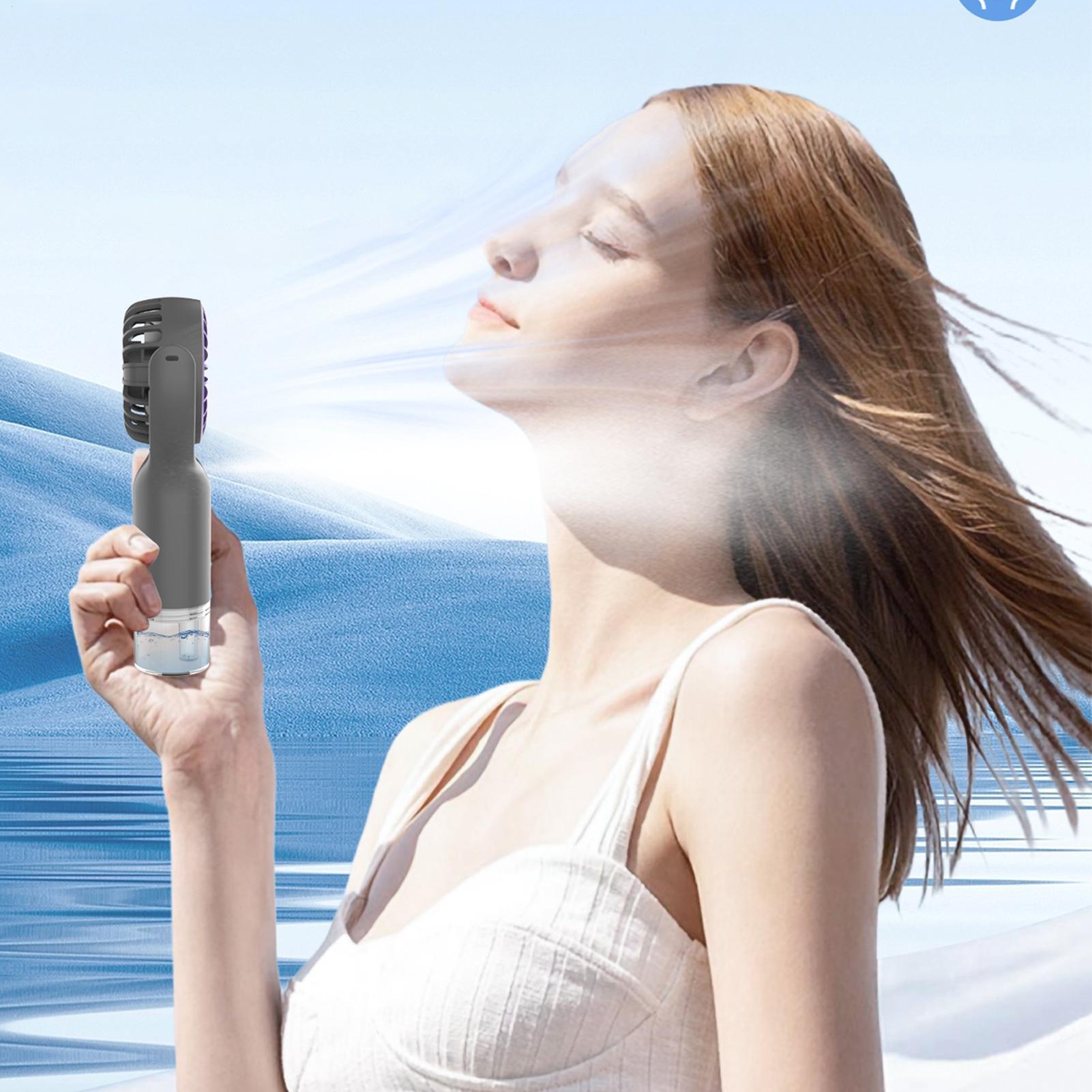 Portable Fan with Mist USB Cha - Hair Care Spray incelemesi ve fiyatı