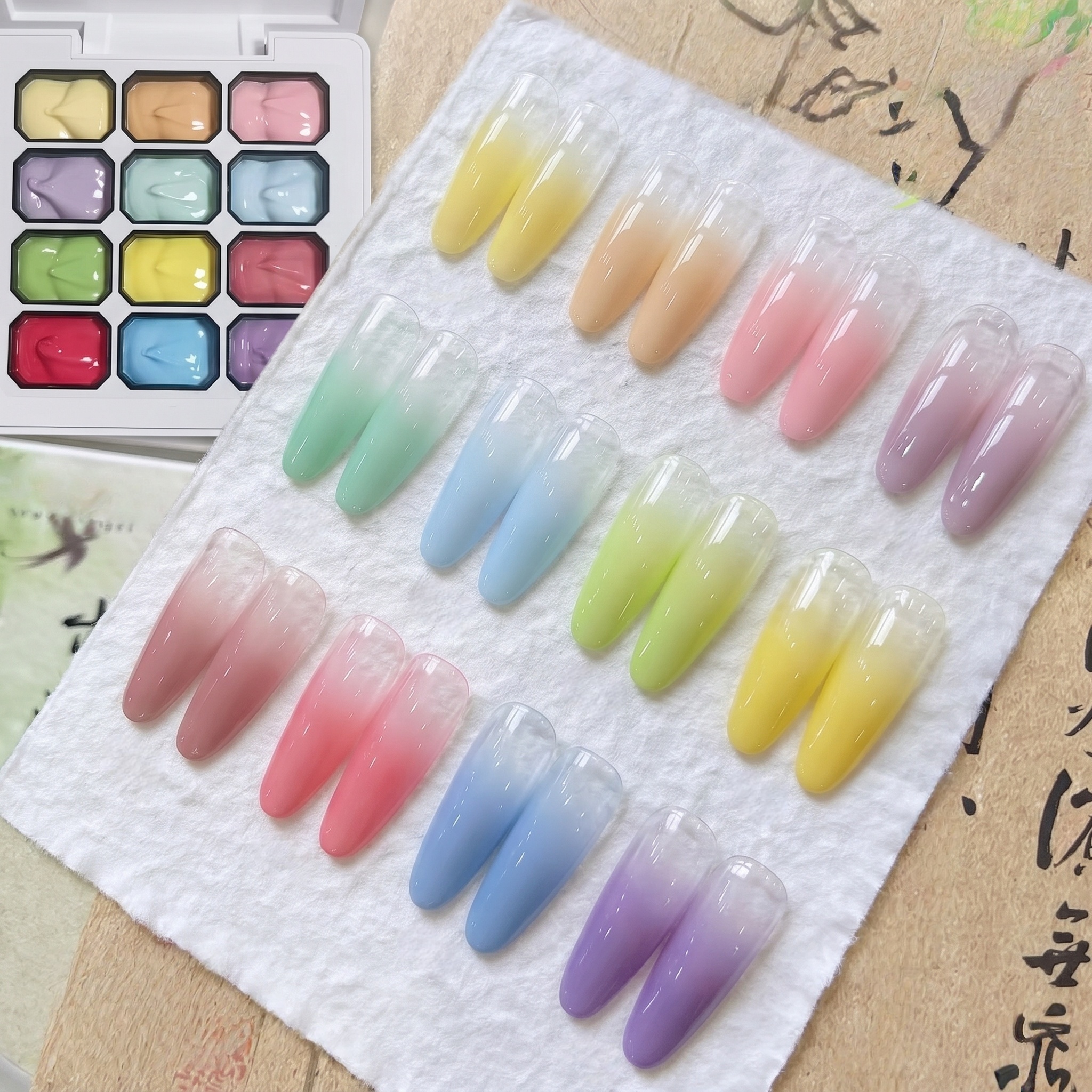 12-color Macaron solid gel nai - Hair Care Gel incelemesi ve fiyatı