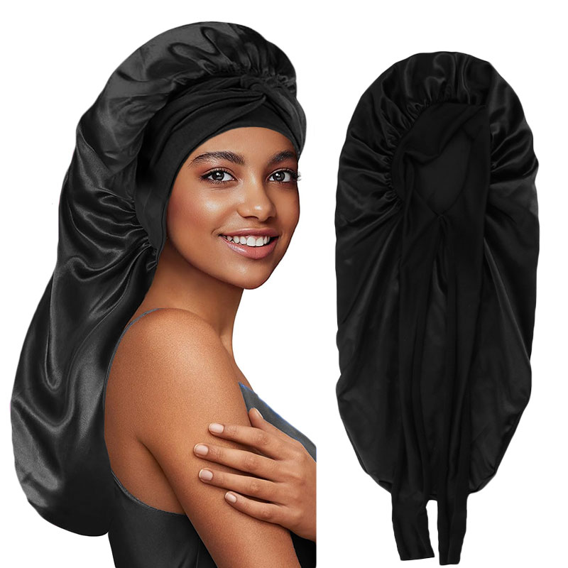 Solid Color Bowknot Braid Bonn - Satin Hair Bonnet incelemesi ve fiyatı
