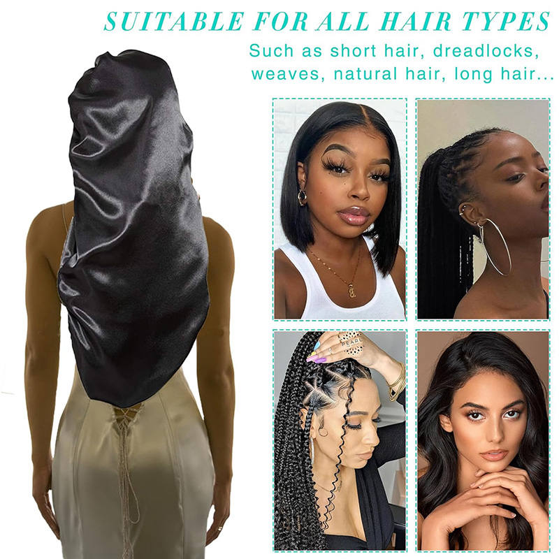 Solid Color Bowknot Braid Bonn - Satin Hair Bonnet incelemesi ve fiyatı
