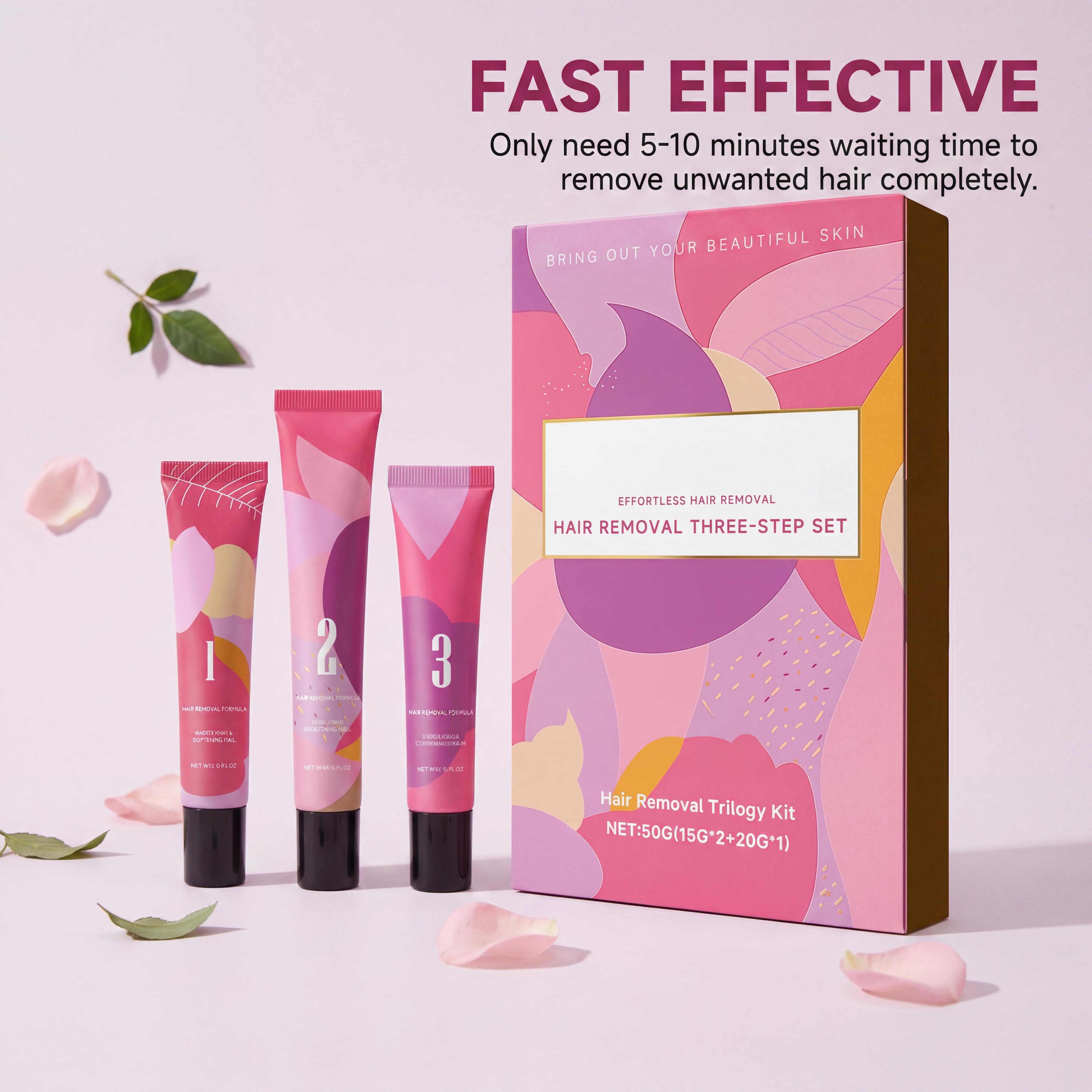 Hair Removal Cream Kit 3-Step  - Hair Care Step incelemesi ve fiyatı
