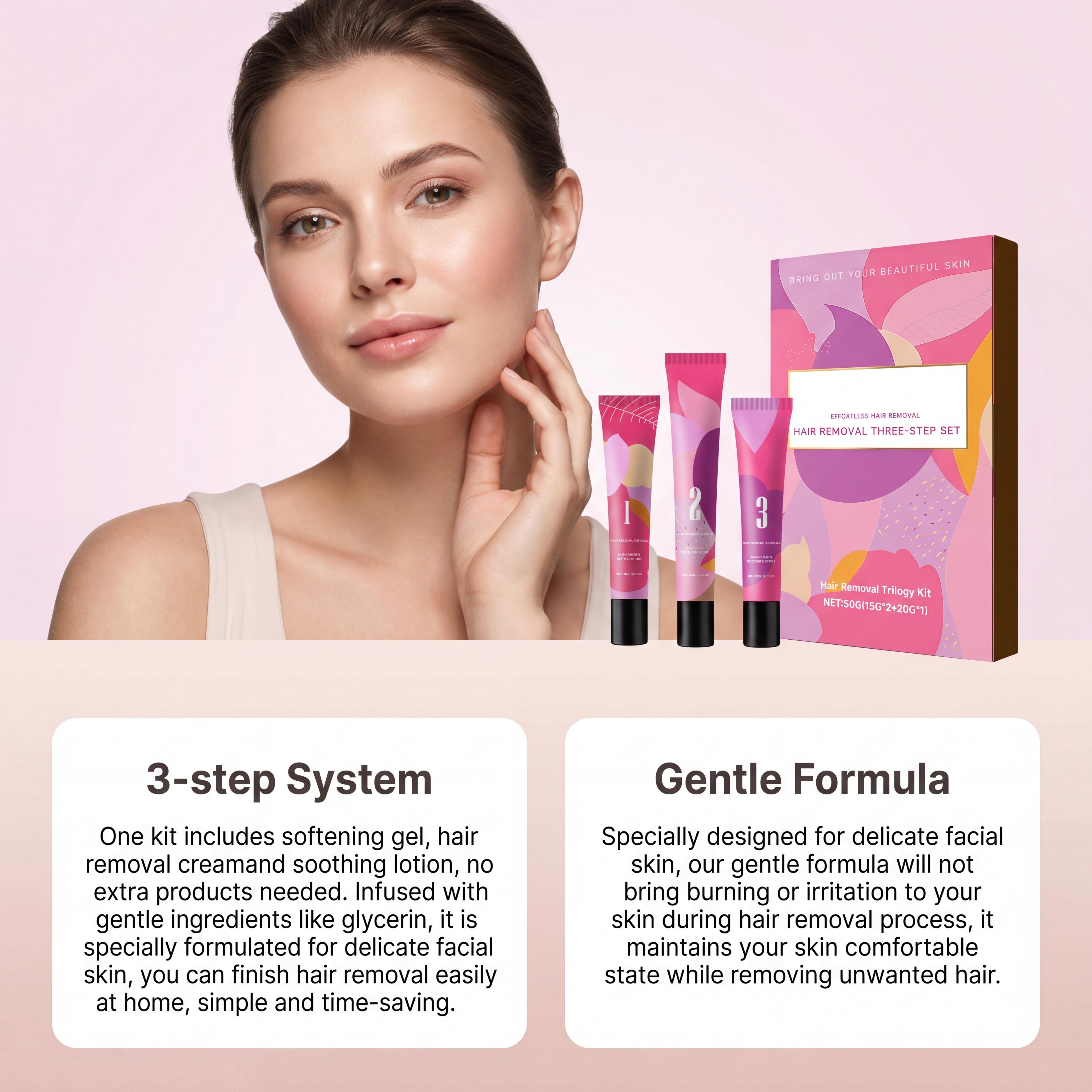 Hair Removal Cream Kit 3-Step  - Hair Care Step incelemesi ve fiyatı