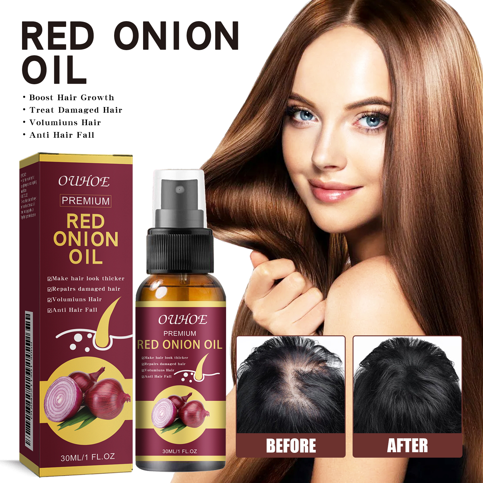 Red Onion Hair Growth Essentia - Hair Care Ouai incelemesi ve fiyatı