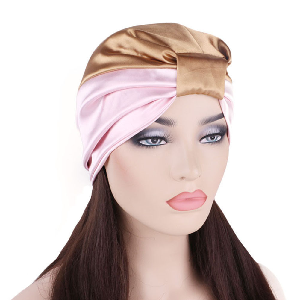 Pink Khaki Imitation Silk Nigh - Satin Hair Bonnet incelemesi ve fiyatı
