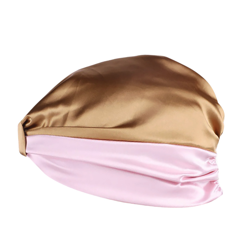 Pink Khaki Imitation Silk Nigh - Satin Hair Bonnet incelemesi ve fiyatı