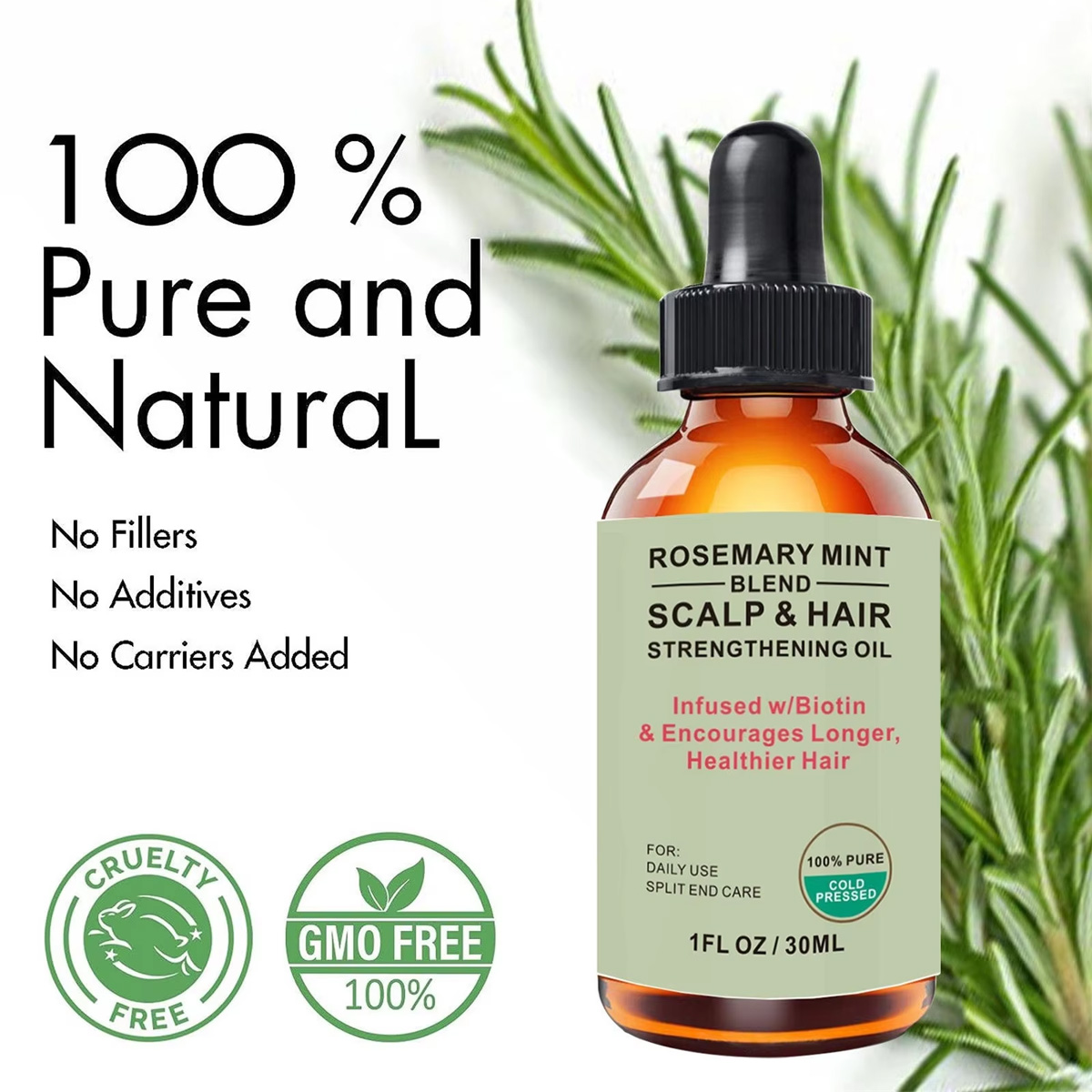Rosemary Mint Hair Growth Oil  - Hair Care Ouai incelemesi ve fiyatı