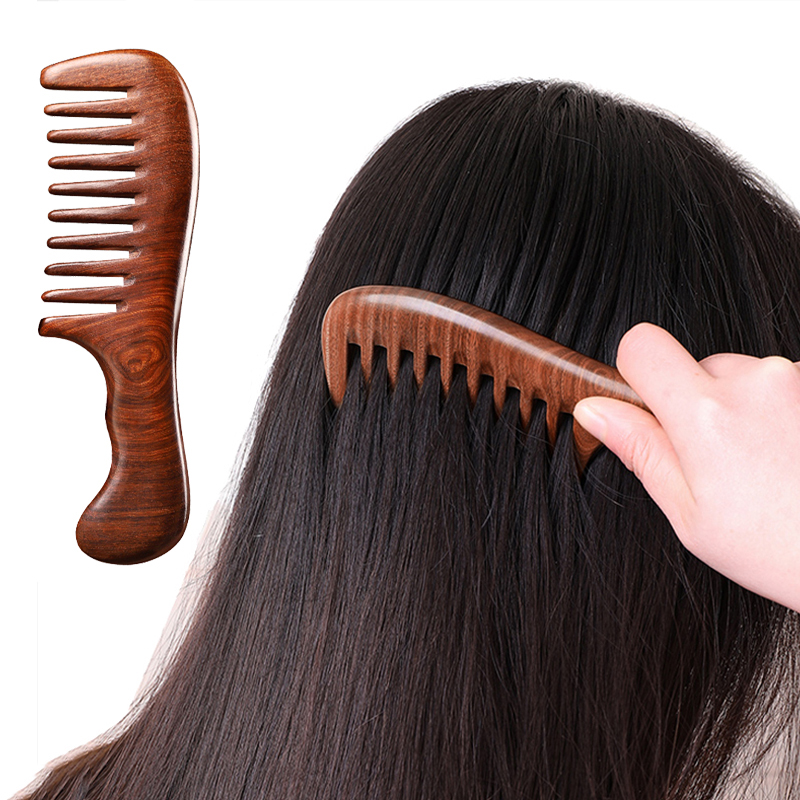 Natural Sandalwood Hair Combs  - Hair Care Long Hair incelemesi ve fiyatı