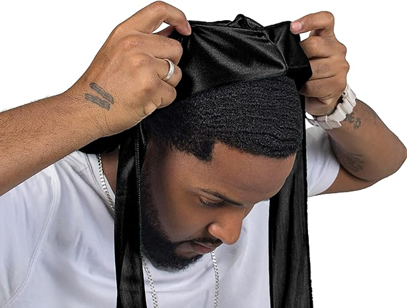3PCS/LOT Long Durag Silk Satin - Satin Hair Bonnet incelemesi ve fiyatı