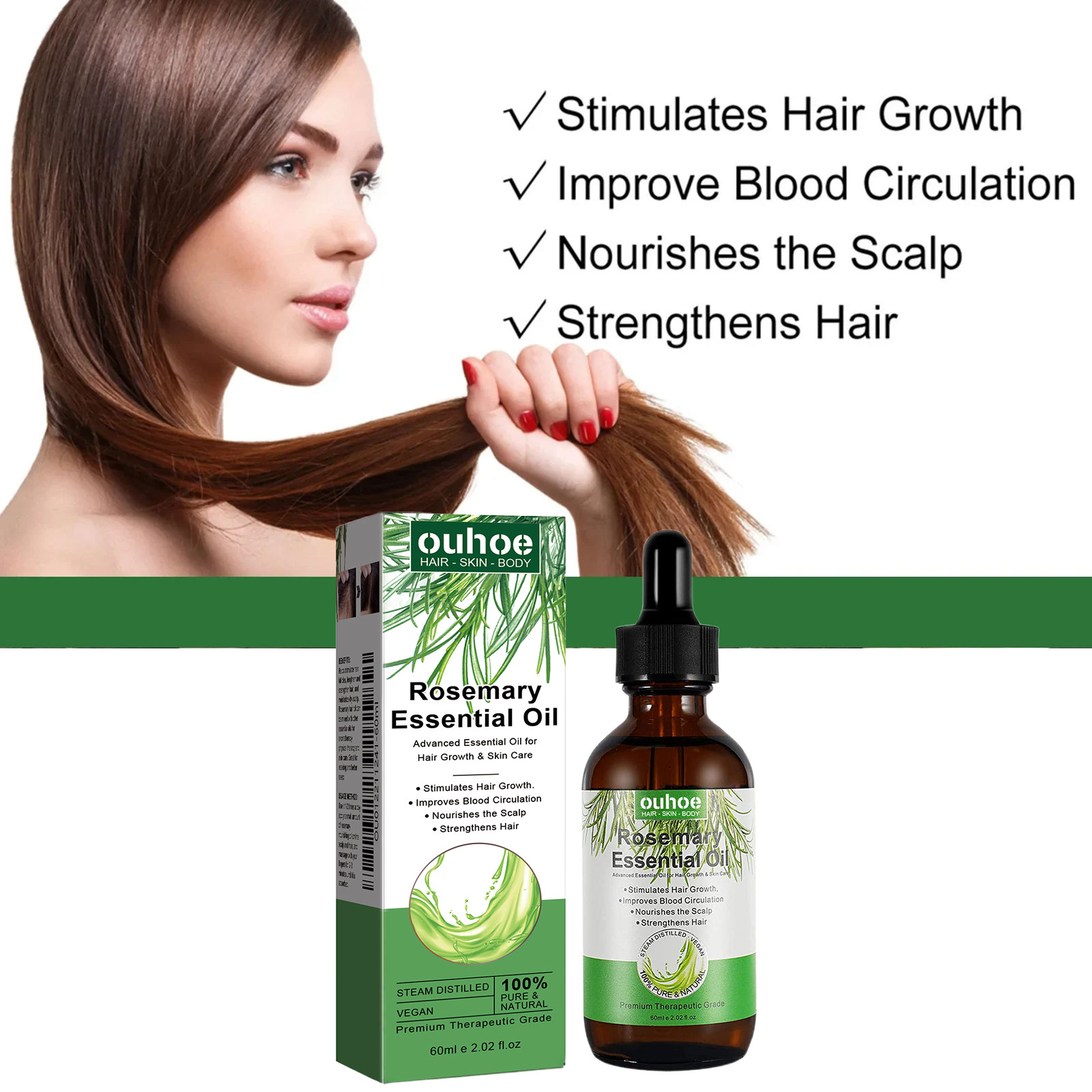 Rosemary Hair Growth Oil Anti- - Hair Care Ouai incelemesi ve fiyatı