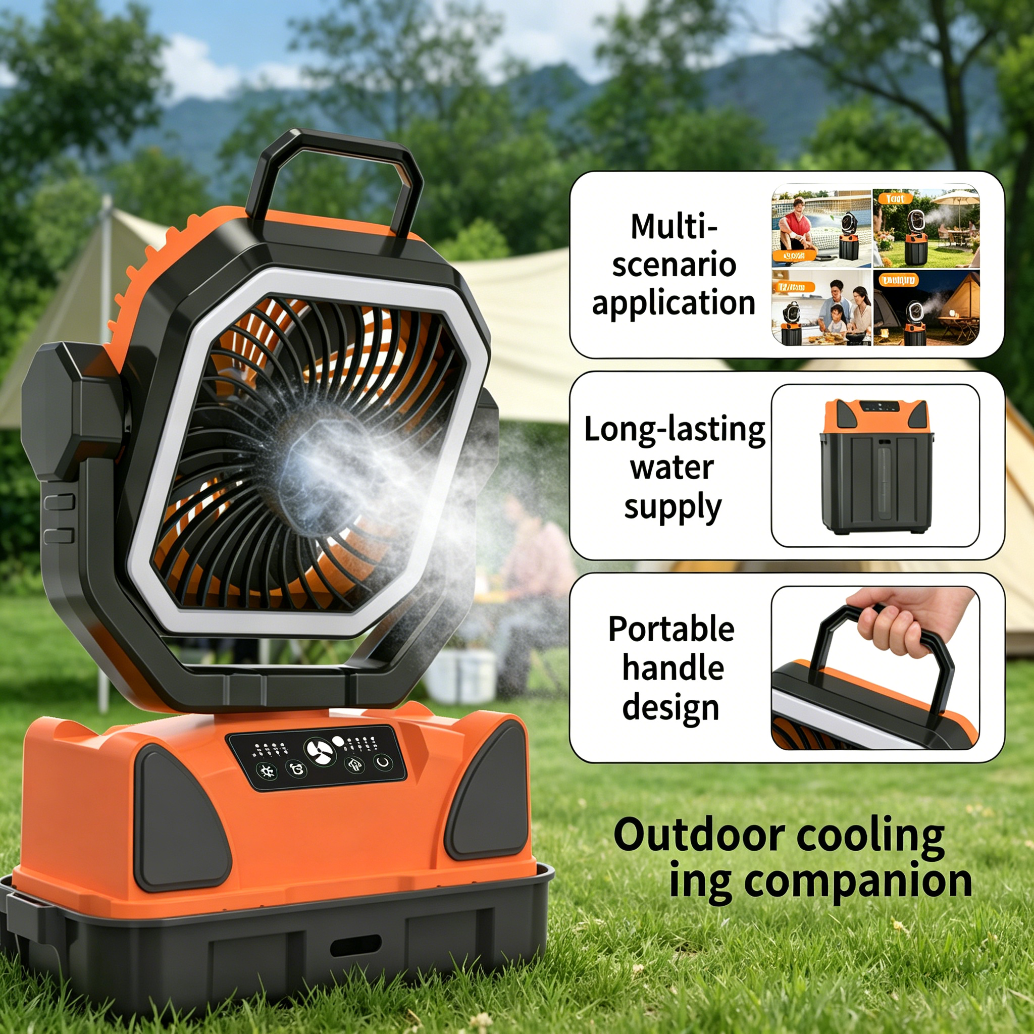 30000mAh Spray Camping Fan wit - Hair Care Spray incelemesi ve fiyatı