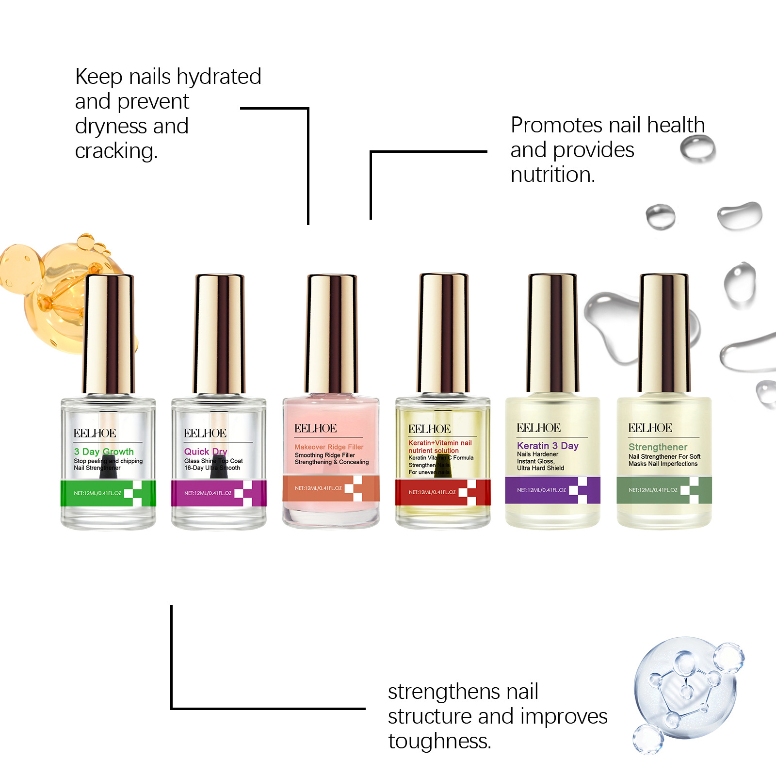 EELHOE 3 Days Keratin Nail Rep - Keratin Treatment Set incelemesi ve fiyatı
