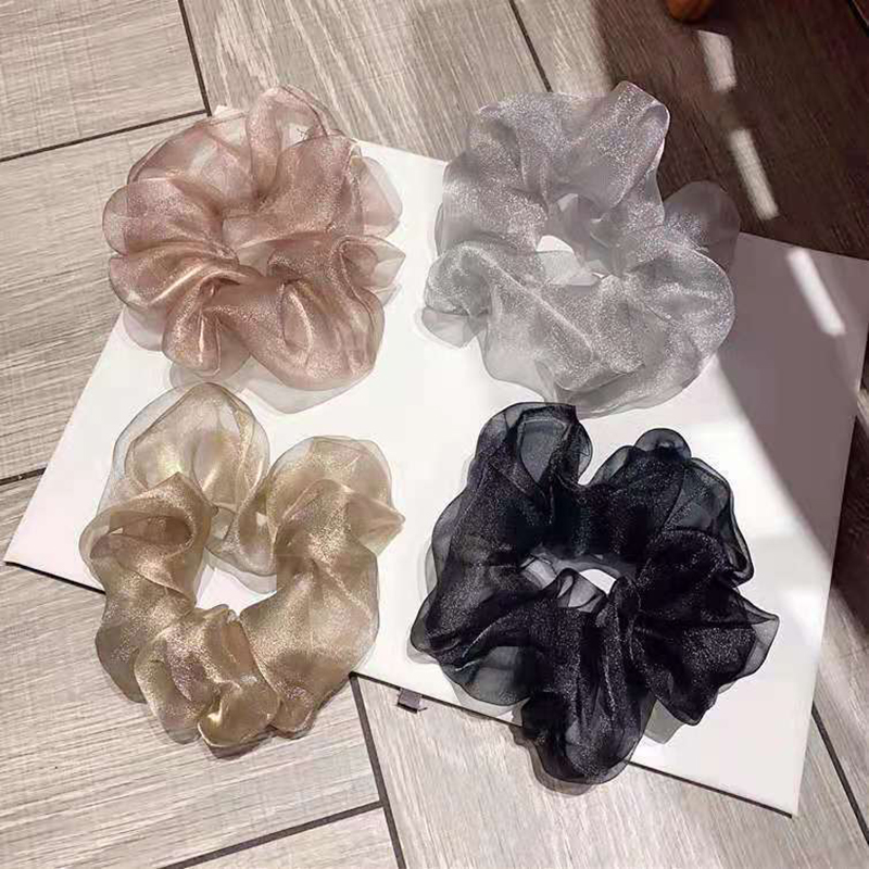 Reflective Mesh Oversized Scru - Hair Net Invisible incelemesi ve fiyatı