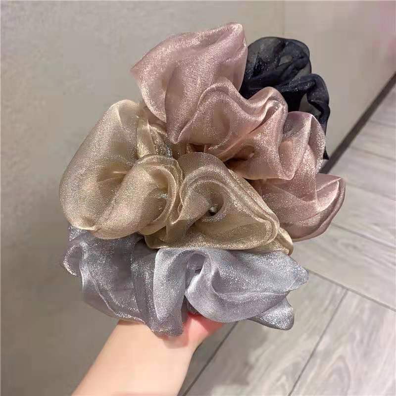 Reflective Mesh Oversized Scru - Hair Net Invisible incelemesi ve fiyatı