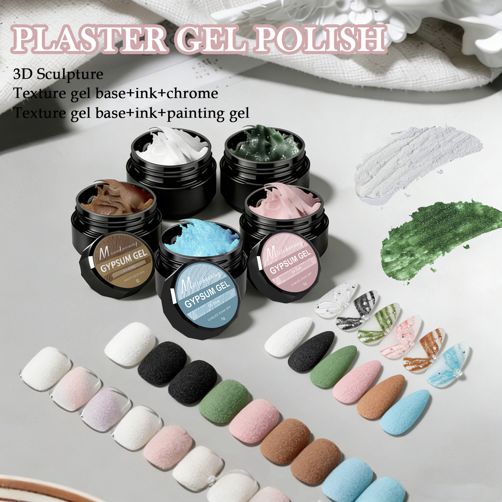 5g Solid Gypsum Painting Nail  - Hair Care Gel incelemesi ve fiyatı