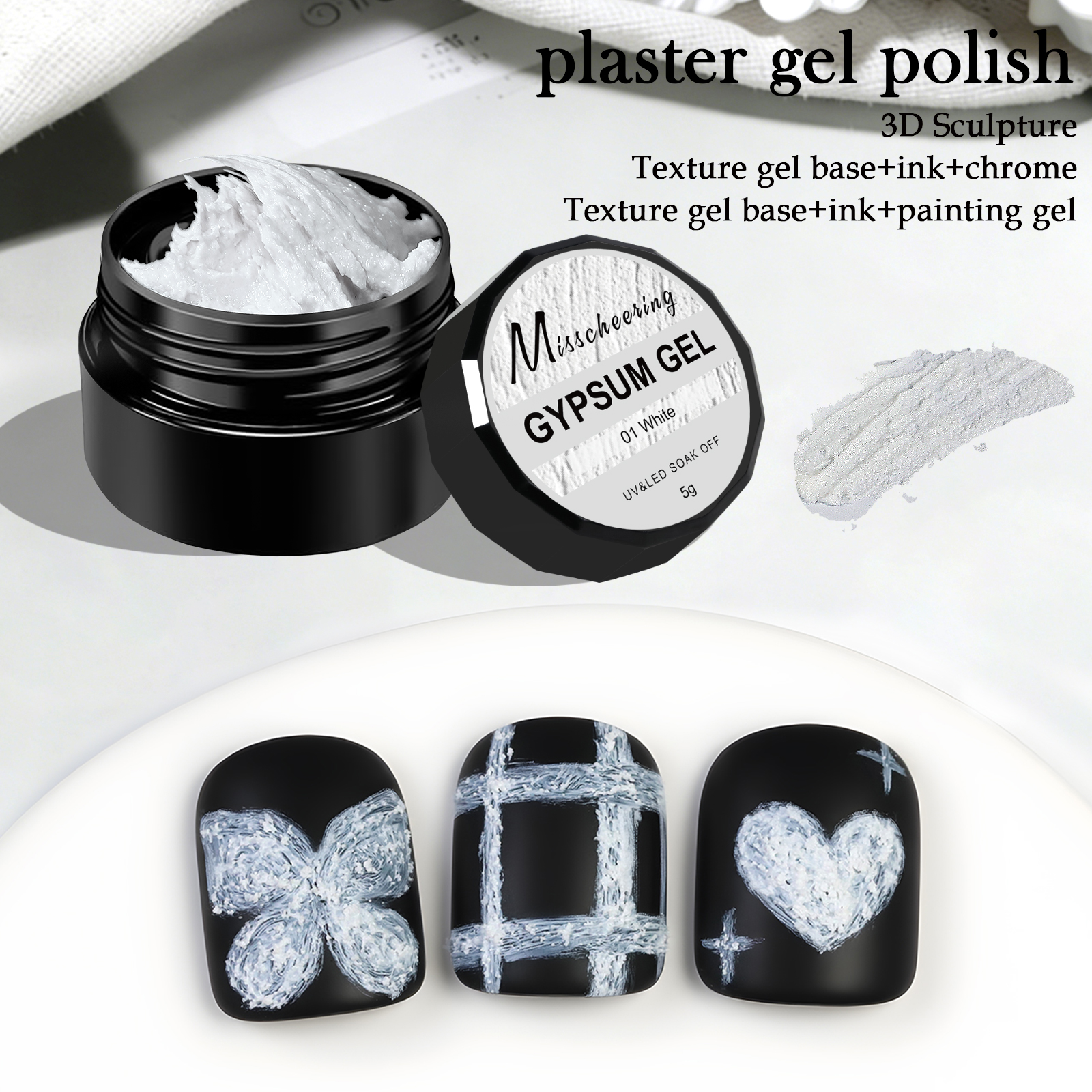 5g Solid Gypsum Painting Nail  - Hair Care Gel incelemesi ve fiyatı