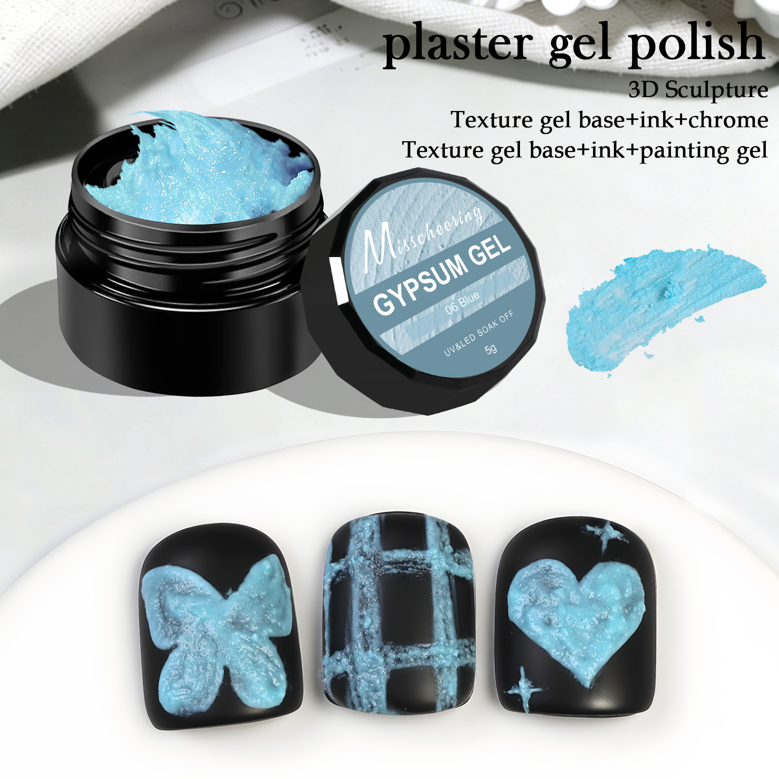5g Solid Gypsum Painting Nail  - Hair Care Gel incelemesi ve fiyatı