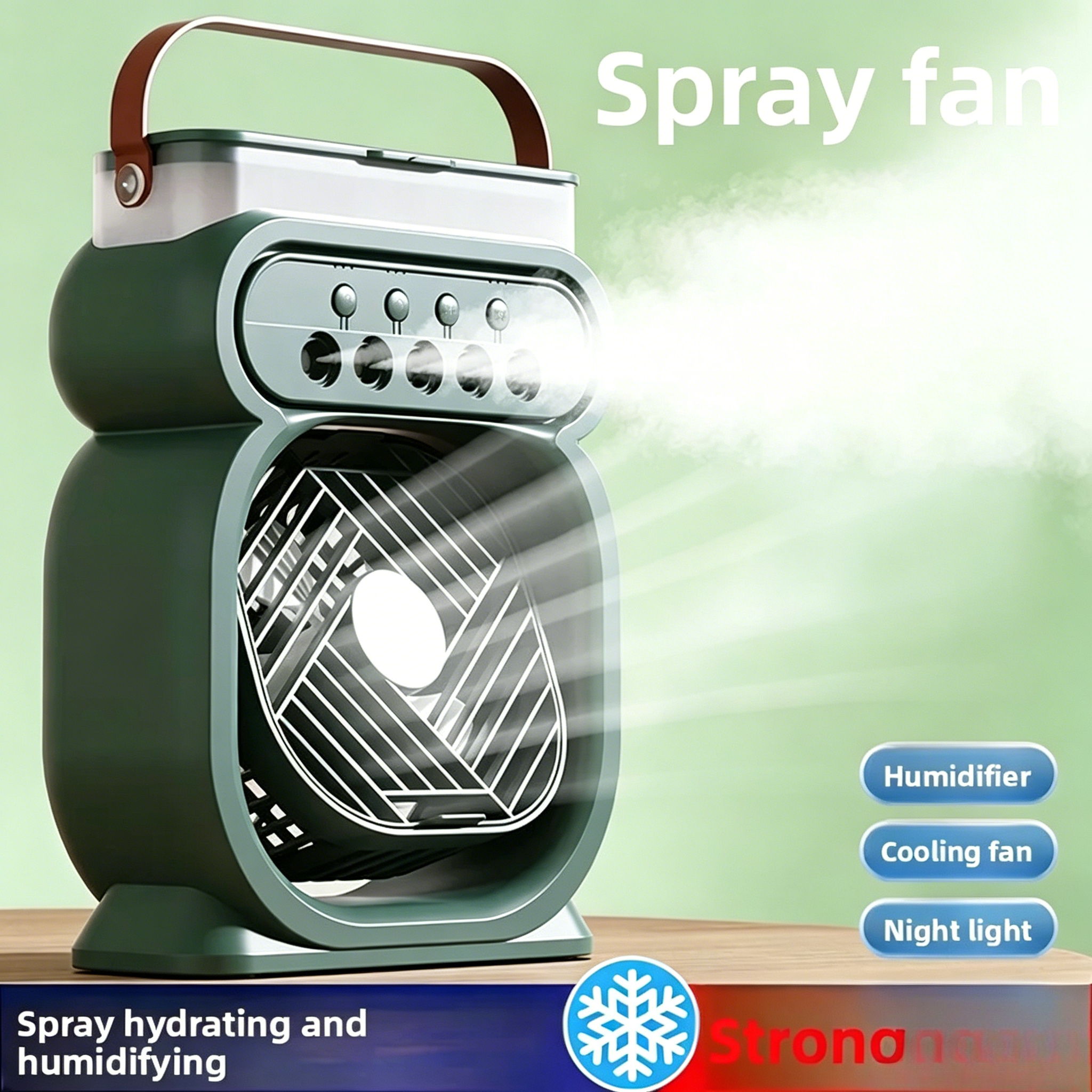 3 In 1 USB Spray Fan Humidifie - Hair Care Spray incelemesi ve fiyatı
