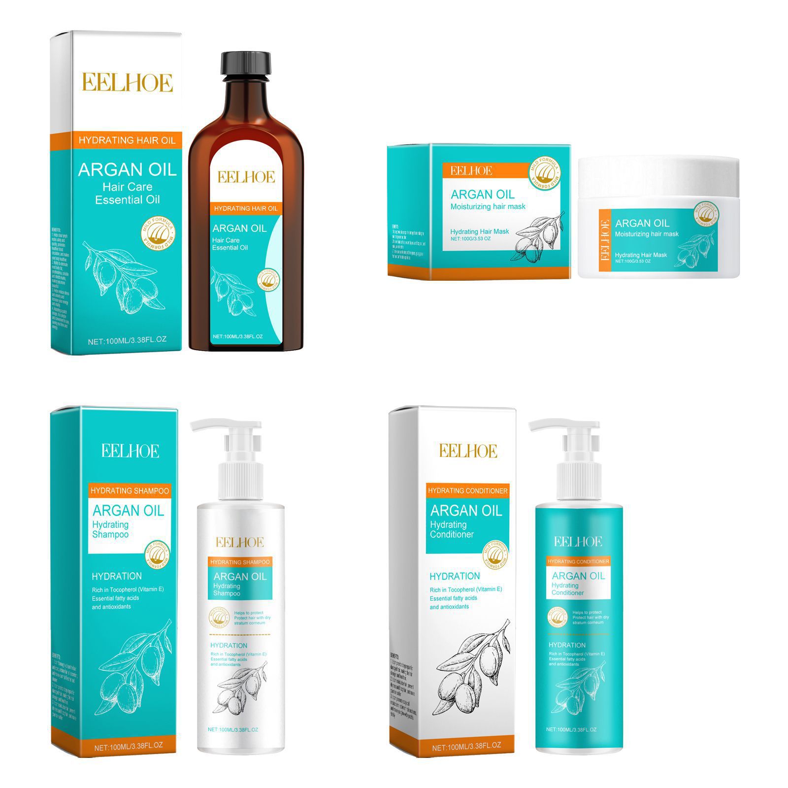EELHOE Moroccan Argan Oil Kera - Keratin Treatment Set incelemesi ve fiyatı