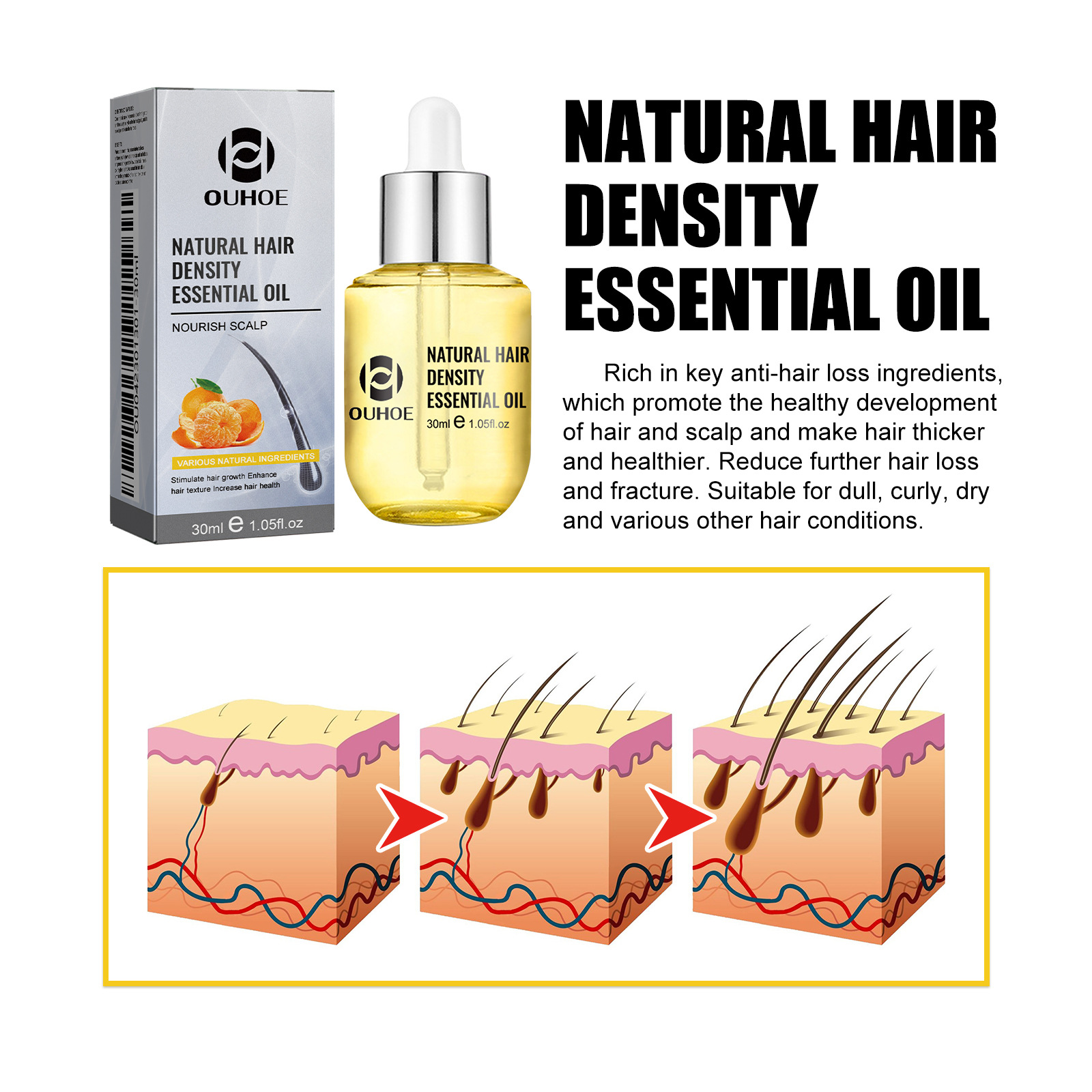 Hair Growth Essential Oil Trea - Hair Care Ouai incelemesi ve fiyatı