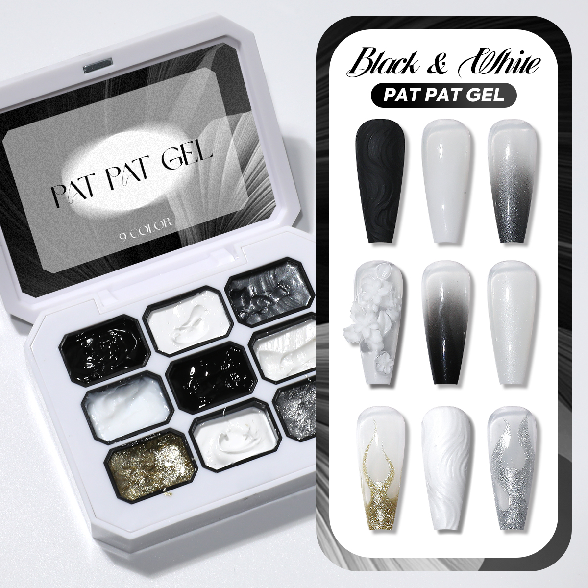 1 set of black and white solid - Hair Care Gel incelemesi ve fiyatı