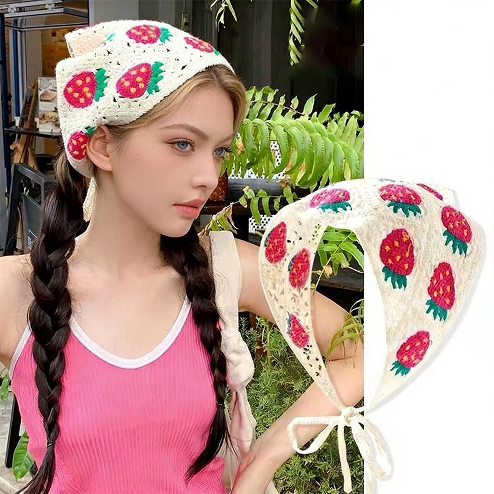 Handmade Crochet Flower Triang - Hair Net Invisible incelemesi ve fiyatı