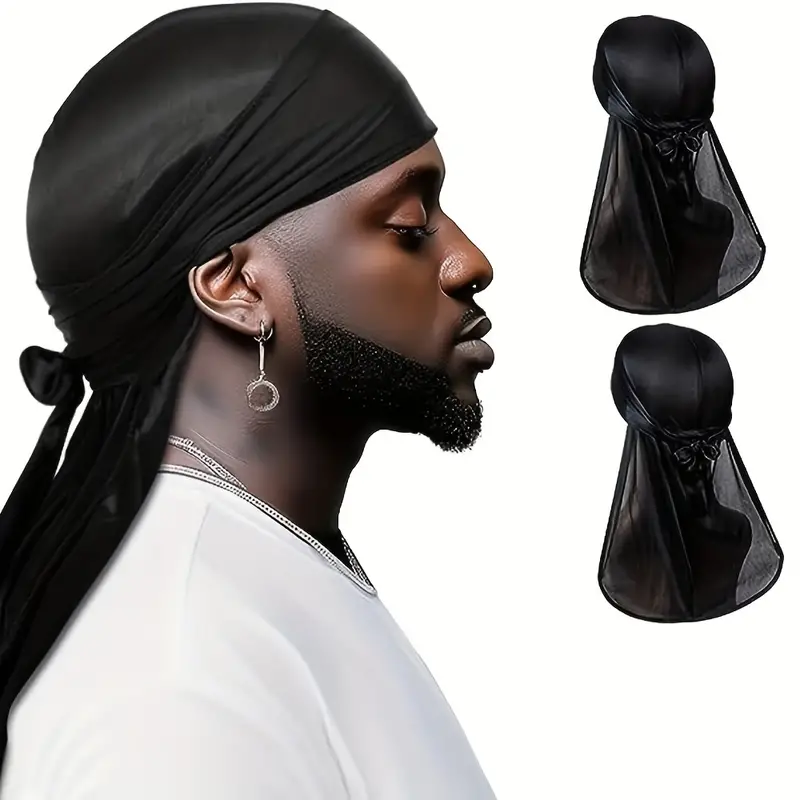 Unisex Silky Long Tail Durag P - Satin Hair Bonnet incelemesi ve fiyatı