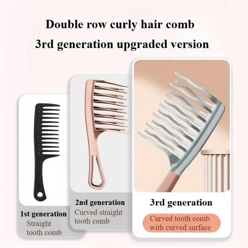 1pc Dual Wide-Tooth Hair Combs - Hair Care Long Hair incelemesi ve fiyatı