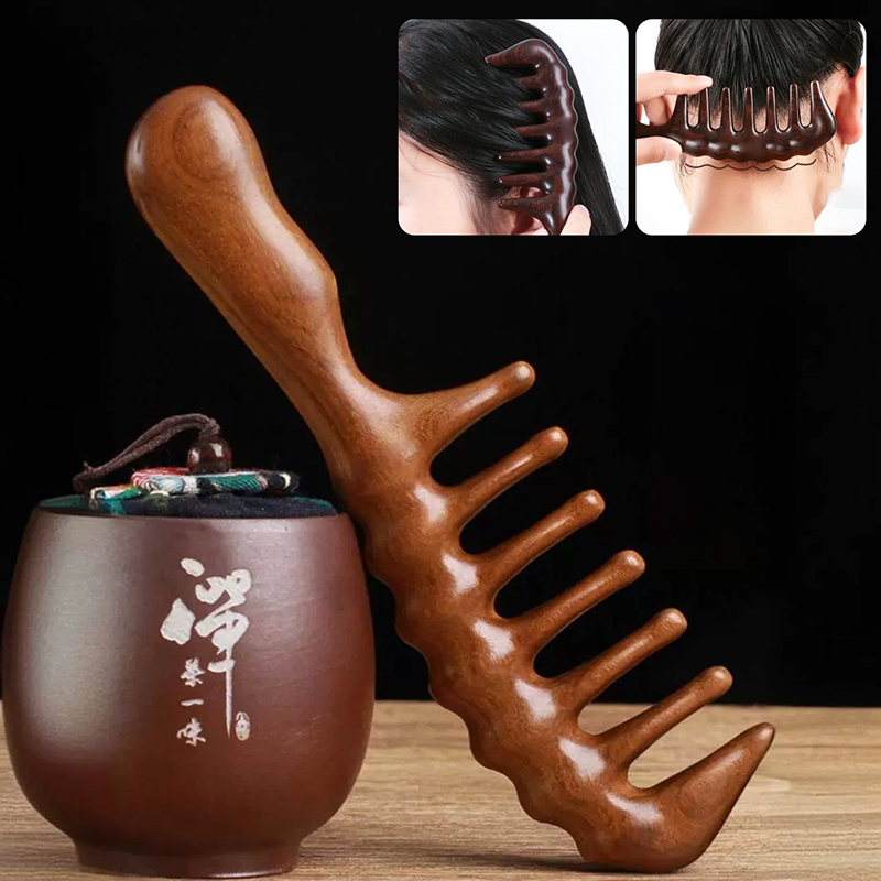 Natural Sandalwood Hair Combs  - Hair Care Long Hair incelemesi ve fiyatı