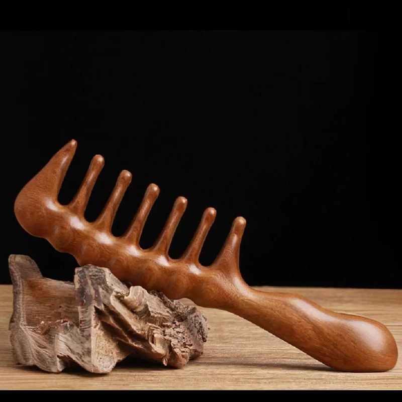 Natural Sandalwood Hair Combs  - Hair Care Long Hair incelemesi ve fiyatı