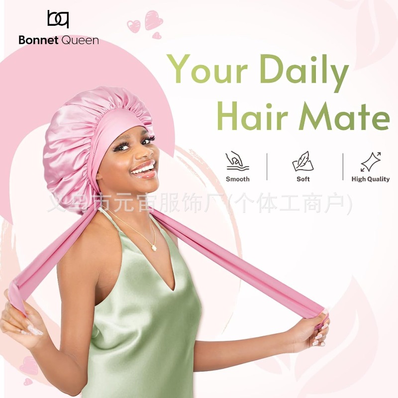 1pc Satin Silk Hair Bonnet Adj - Satin Hair Bonnet incelemesi ve fiyatı