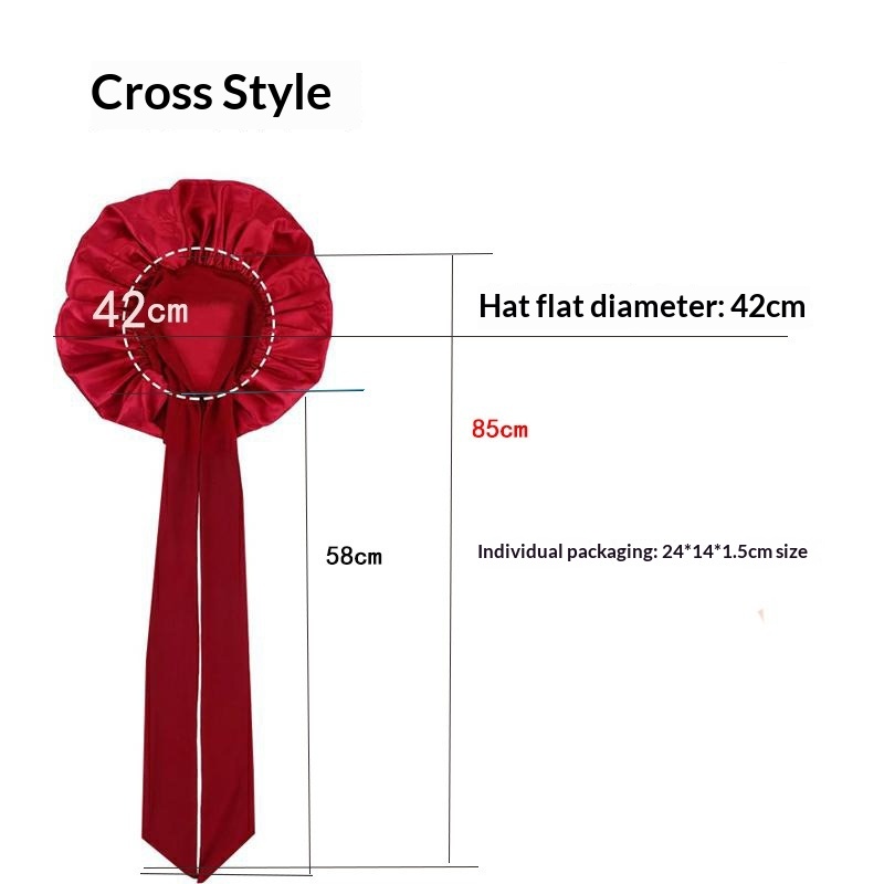 1pc Satin Silk Hair Bonnet Adj - Satin Hair Bonnet incelemesi ve fiyatı