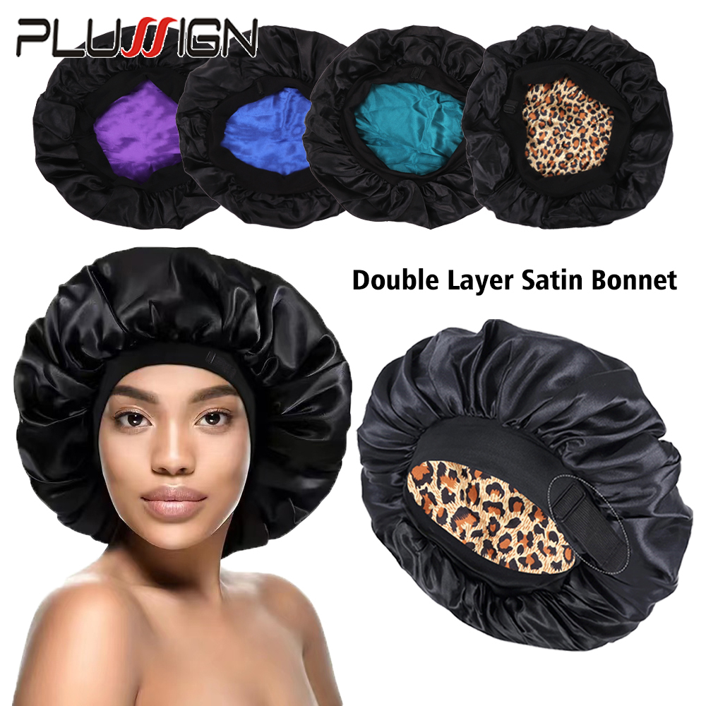 1Pcs Double Layers Satin Bonne - Satin Hair Bonnet incelemesi ve fiyatı