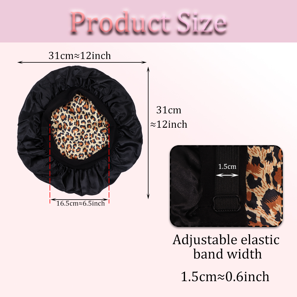 1Pcs Double Layers Satin Bonne - Satin Hair Bonnet incelemesi ve fiyatı