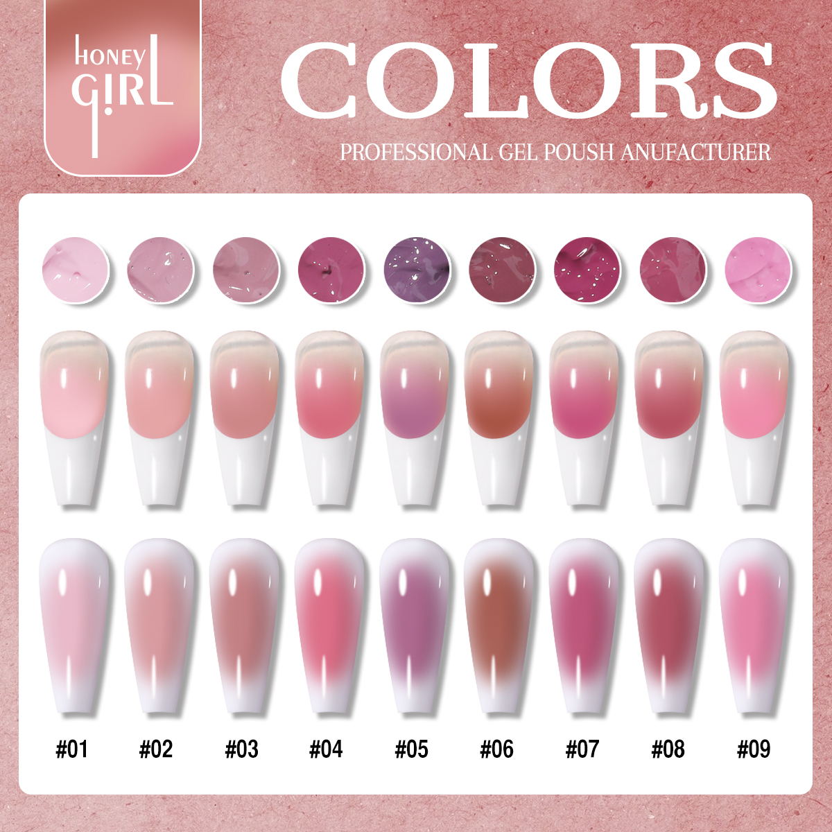 1pc 9 Colors Pink Patting gel  - Hair Care Gel incelemesi ve fiyatı